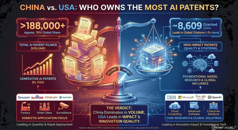 The China vs US AI Patents 2026 Audit: Why a 6:1 Generative AI Gap Changes Everything 2 China vs US AI Patents 2026