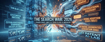 SearchGPT vs Google market share and AI search RAG patent war in 2026