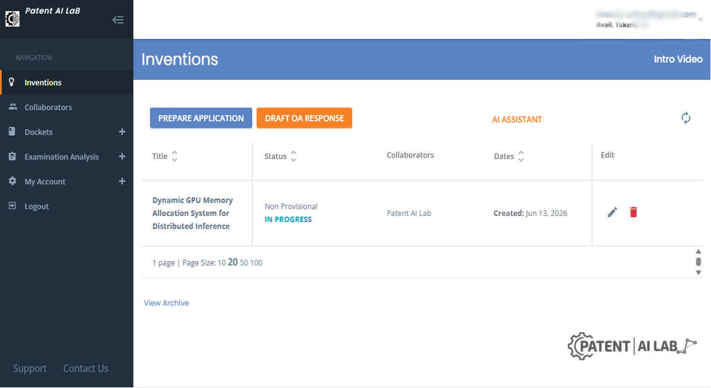 AI Patent Software Review (2026): Is PowerPatent Worth The Risk or Will It Cost You More? 3 AI patent drafting software interface generating technical description for USPTO provisional application