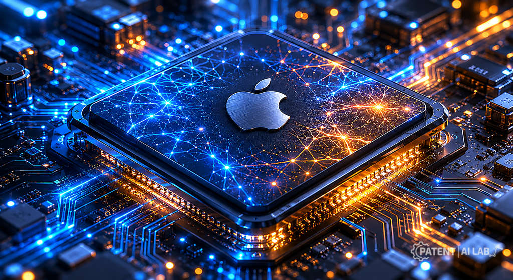 Apple On-Device AI Patents: A Technical Review of 5 Core iOS Architectures 4 Apple silicon chip representing technical hardware moats