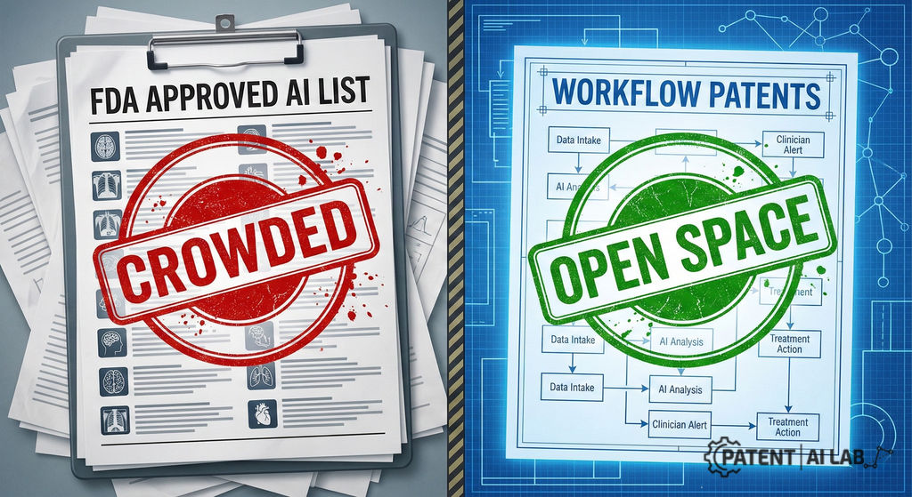 The 510(k) Trap: Why Most MedTech Patent Trends in 2026 Lead to Rejection 2 AI medical device patents comparison with crowded FDA list