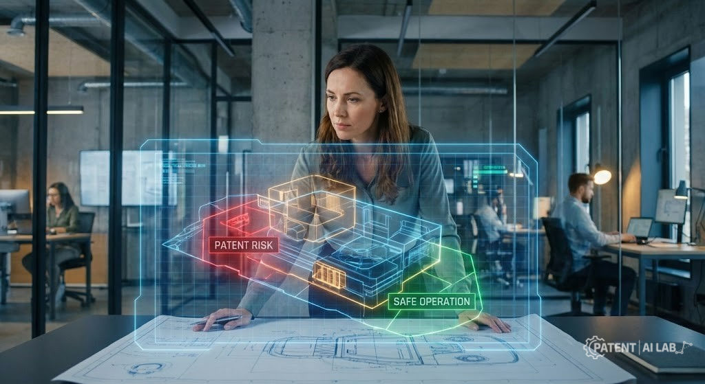 DIY Freedom to Operate (FTO) Search: The 2026 Founder's Guide 2 Founder-conducting-a-DIY-Freedom-to-Operate-FTO-search-to-identify-patent-infringement-risks-before-product-launch