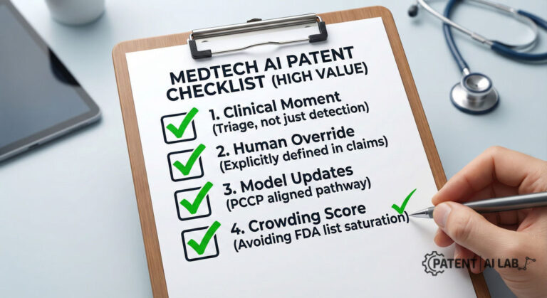 The 510(k) Trap: Why Most MedTech Patent Trends in 2026 Lead to Rejection 4 MedTech patent filing checklist for FDA cleared AI devices to avoid rejection