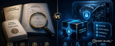 AI Model Weights: Why Trade Secrets Beat Patents to Stop Theft 32 An ai model weights trade secret infographic comparing public patent disclosure with trade secret protection protocols for software startups.