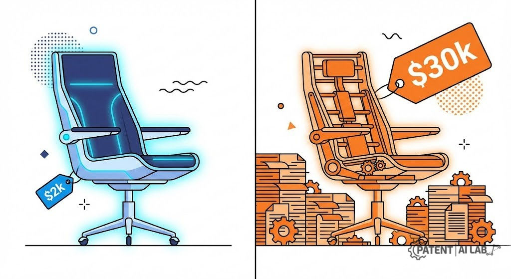 Design Patent Cost 2026: The "Zero Maintenance" Advantage Over Utility Patents 2 Design patent cost vs utility patent cost comparison 2026 for startups.