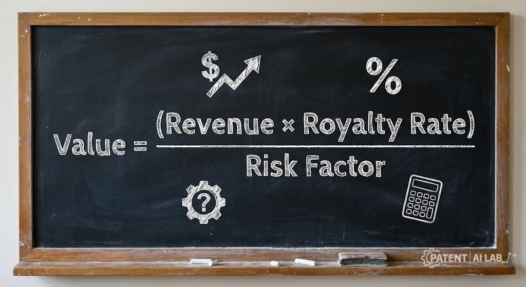 AI Patent Valuation Tools 2026: The Unvarnished Truth About Free Calculators 6 How to calculate patent value formula - Discounted Cash Flow method for startups.