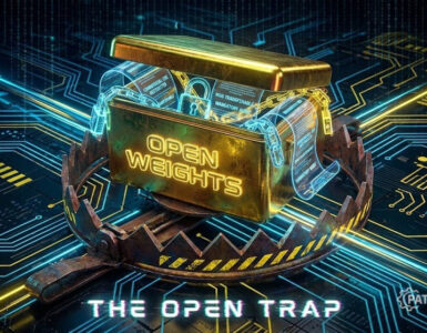 The "Fake Open Source" Trap: How Open Weights Void AI Startup IP Rights 34 Fake Open Source AI trap showing open weights vs true open source licensing risks
