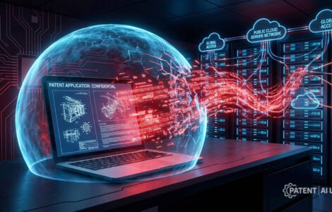 The AI Public Disclosure Trap: Does Drafting Patents with AI Kill Your Global Rights in 2026? 13 AI patent drafting risks showing public disclosure trap and confidentiality breach