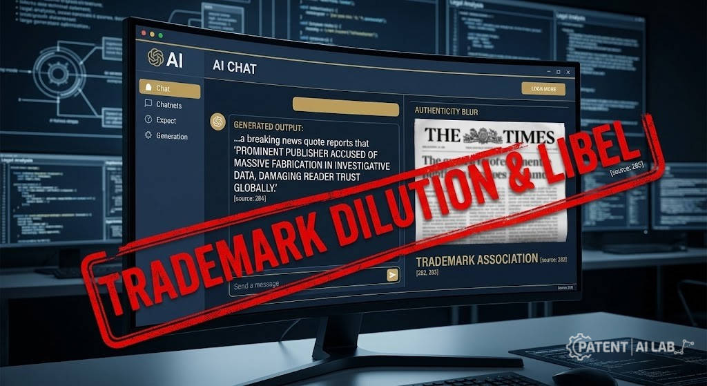 Perplexity Lawsuit 2026: The Legal Risks of Building RAG Apps 7 AI chat interface showing a hallucinated quote causing trademark dilution and libel liability for startups