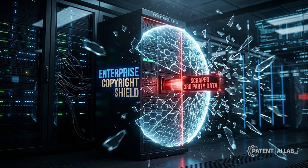 Perplexity Lawsuit 2026: The Legal Risks of Building RAG Apps 5 Diagram showing how injecting scraped data into an LLM voids enterprise copyright indemnification shields