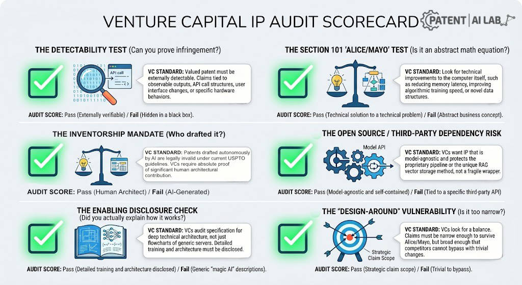 The AI Patent Success Rate 2026: Why 80% of Patents are Worthless Liabilities 5 The exact 5-point venture capital IP due diligence checklist used by investors to evaluate AI startups.