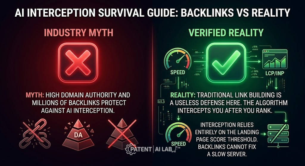 Google AI Landing Page Replacement: Technical Defense Against Patent US12536233B1 5 Comparison graphic debunking myths about whether Google AI will replace e-commerce websites